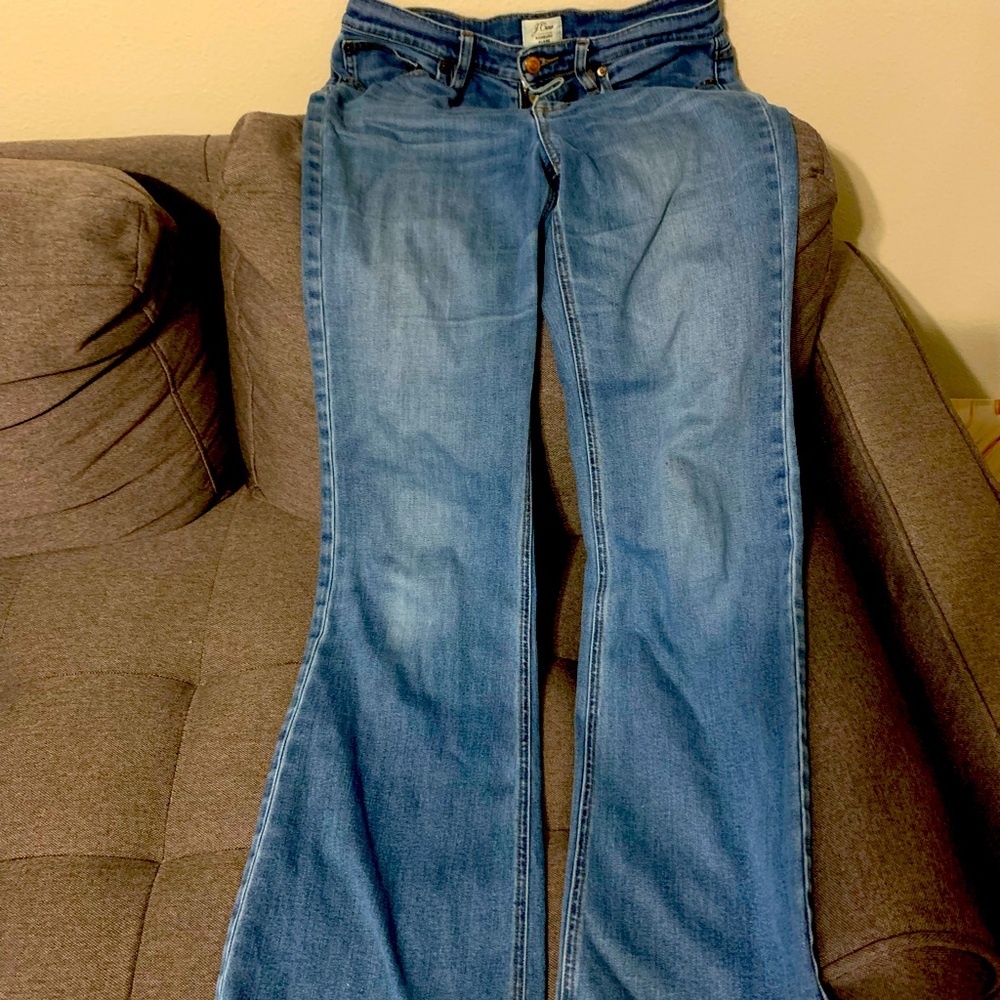 J crew high rise ashbury flare jeans